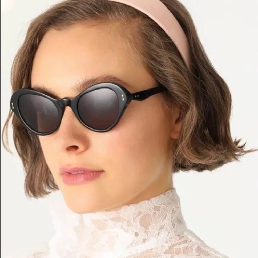 ZIMMERMANN FLUTTER 49mm CAT EYE WOMENS SUNGLASSES BLACK NWOT